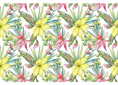 Zdjęcie produktu dla Naklejka na meble „Tropical Caballeros”, 40 x 60 cm