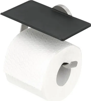 Produktbild von Toilettenpapierhalter TIGER Noon mit Ablage Edelstahl gebürstet