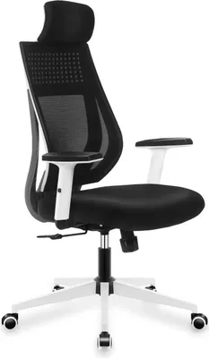 Zdjęcie produktu dla Mark Adler Manager 3.9 Ergonomiczne krzesło biurowe Regulowane podparcie lędźwi Podłokietniki Zagłówek do 130 kg Czarny