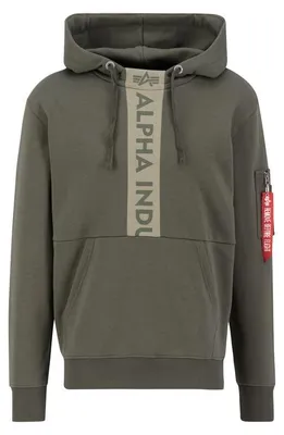 Produktbild von ALPHA INDUSTRIES FRONT PRINT HOODY Herren Kapuzenpullover