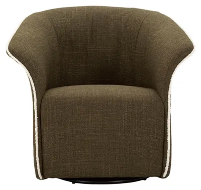 Obrázok produktu pre FURNLUX Kreslo Siena Green 84cm / Hlavná farba: zelená / Rozmery: 84 x 80 x 66 cm
