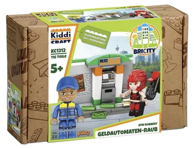 Produktbild von KiddiCraft KC1212 Brickcity Geldautomaten-Raub