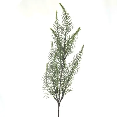 Produktbild von GASPER Weihnachtsdeko Farnzweig Grün beschneit 50 cm - Kunstpflanzen