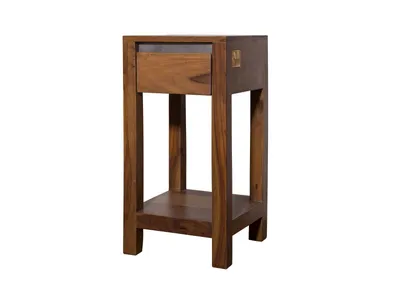 Image de MASSIVMOEBEL24 | Table d'appoint 30x30 Palissandre laqué Noble unique SYDNEY #134