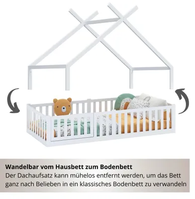 Obrázok produktu pre Alavya Home Podlahová posteľ DREAM 80x160 cm buk - khaki