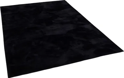 Produktbild von Luxus Super Soft Fellteppich Pearl Schwarz, Größe:120x170 cm