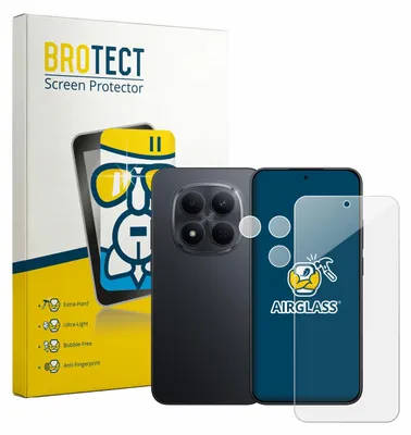 Produktbild von BROTECT Schutzglas für Xiaomi Redmi Note 15 Pro 5G (Display+Kamera) 9H kratzfest klar