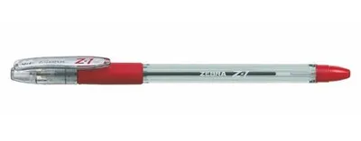 Produktbild von Kugelschreiber, 0,24 mm, mit Verschlusskappe, ZEBRA "Z-1", rot
