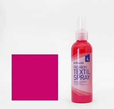 Image de La Pajarita Textile Spray 100ml peinture pour bricolage Pastèque Fuchsia