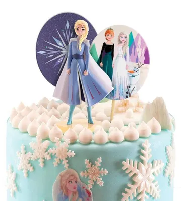 Produktbild von Elsa Eiskönigin Frozen 2 - Disney Geburtstags Kit von Dekora Figur und Stecker