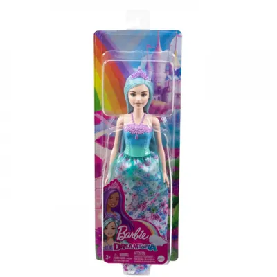 Produktbild von Barbie Dreamtopia Prinzessinnenpuppe mit blauem Haar