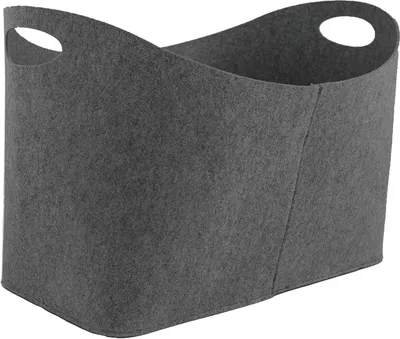 Zdjęcie produktu dla Kosz na drewno opałowe, filcowa torba na drewno opałowe, gazety, drewno kominkowe - wymiary filcowej torby 55 x 27 x 37 (antracyt)