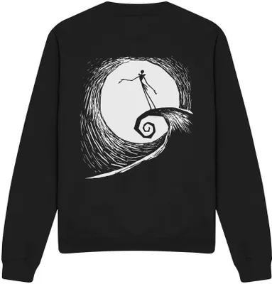 Produktbild von The Nightmare Before Christmas - Sweatshirt für Herren/Damen Uni TV3953 (L) (Schwarz)
