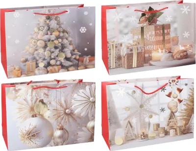 Produktbild von Geschenktüte L 30 x 38,5 x 11 cm WEIHNACHTEN