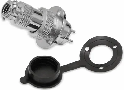 Zdjęcie produktu dla Wtyczka wysokoprądowa, 5-stykowa, Ø 19 mm, z zaślepką