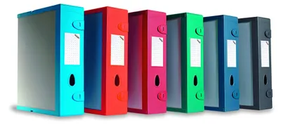 Image de Fellowes Combi Box E500 Boîte à archives Bleu