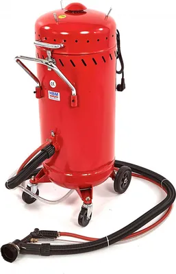Immagine prodotto di Sabbiera a vuoto, controllo polvere e riciclo abrasivi 1 200 w, combina sabbia aspira mobile 105l esterno