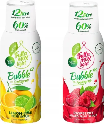 Immagine prodotto di Sciroppi Fruttamax Lemon Lime Light Sciroppo di lampone, 500 ml, 2 pezzi