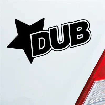 Produktbild von Auto Aufkleber Stern Tuning Star 12x7 cm Schwarz Matt Sticker Heckscheibenaufkleber