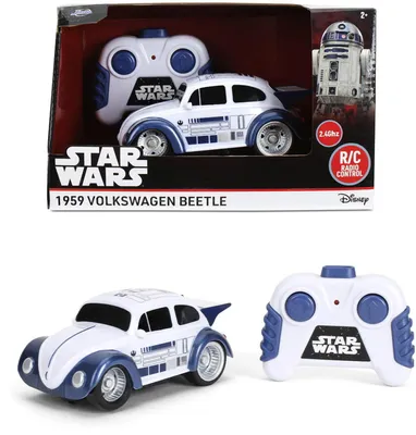 Produktbild von Jada RC Star Wars R2D2 VW Beetle 1:32