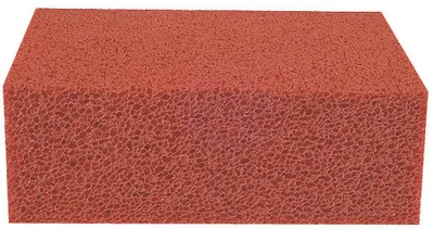 Produktbild von STUBAI Fliesenschwamm Schwammg. orange großp. 130x90x45