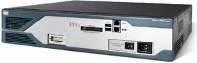 Produktbild von Cisco 2851, IEEE 802.3, IEEE 802.3u, ATM, Frame Relay, IP, ISDN, RTP, QSIG, Ethernet, Fast Ethernet, Gigabit Ethernet, SNMP 3, DES, 3DES, AES 128, AES 192, & AES 256, 128 MB