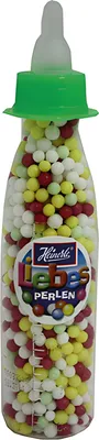 Produktbild von Babyfläschchen 75g mit Liebesperlen mit natürlichen Farben und Aromen