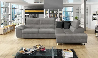 Produktbild von MIRJAN24 Ecksofa Cotere, Eckcouch mit Schlaffunktion und Bettkasten, Sofa, Wohnlandschaft (Magic Velvet 2217 + Magic Velvet 2219, Seite: Rechts)