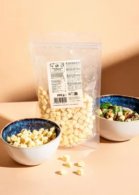 Produktbild von KoRo I Gefriergetrockneter Käse in Würfeln 200 g