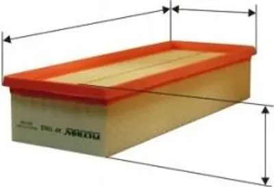 Obrázok produktu pre Vzduchový filter FILTRON AP 139/2