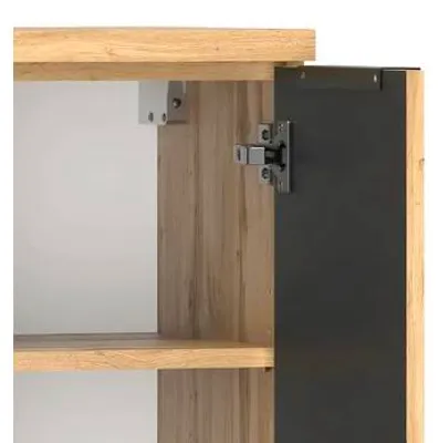 Produktbild von Held Möbel Midischrank Colmar 30 x 130 x 35 cm Frontfarbe wotan eiche 059.1.3275