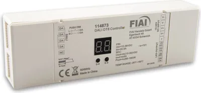 Produktbild von ISOLED DALI DT8 1 Adresse Universal Push-Dim PWM-Dimmer, 4 Kanal, 12-36V 4x5A, 48V 4x3A