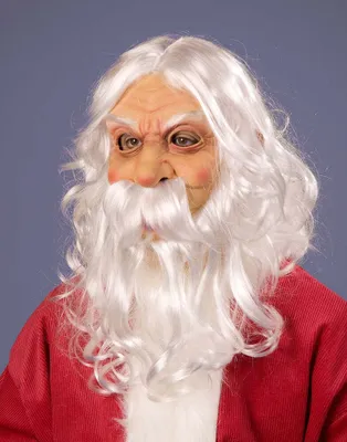 Produktbild von Latex Weihnachtsmann Maske Deluxe