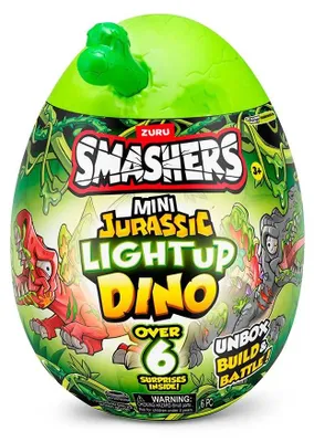 Produktbild von Smashers Mini Jurassic Light Up Dino Egg Tierfiguren   Kinder  One Size
