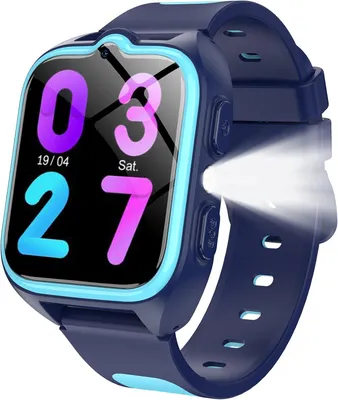 IOWODO Kinder Smartwatch 2025 4G mit GPS/LBS/WLAN Tracker, SOS-Notruf, Schulmodus, Lernspiele, 1,75" HD Display, 800mAh, IP67 wasserdicht, 5-12 Jahre