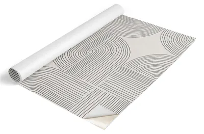 Imagen del producto de Película adhesiva para muebles - Película autoadhesiva para muebles, 100x50 cm - Película para muebles, ideal para armarios - Película para muebles - Película para la cocina - Resistente al agua - Lavable - Autoadhesiva - Sin burbujas de aire - Diseño geométrico moderno