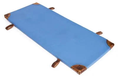 Produktbild von Turnmatte | Sportmatte mit 4,5 cm Dicke | Matte geeignet für Turnen, Yoga, Pilates | Dicke Turnmatte für Trainingsraum und Wohnzimmer | Blau, 149 x 62 x 4,50 cm