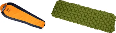 Produktbild von Festival-Set TULTOP: Mumienschlafsack + aufblasbare Isomatte