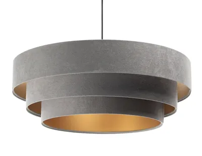 Zdjęcie produktu dla Lampa wisząca TRIO szara/złota