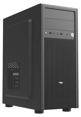 Produktbild von PC Gehäuse Computer Case Büro Midi Tower ITX M-ATX USB 3.0 Schwarz Darkflash