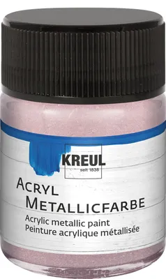 Zdjęcie produktu dla KREUL 77586 KREUL Acryl-Metallicfarbe, roségold, 50 ml