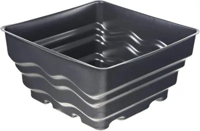 Productafbeelding van Voorgevormde Vijverbak - Tuinvijver Kuip - Kleine Tuin - Giftigvrij Materiaal - 70 Liter - Zwart