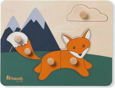 Obrázek produktu pro Dřevěné puzzle - Liška