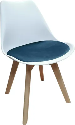 Produktbild von Atlanta Stuhl Samt gepolstert, 48x82x42 cm (B/H/T), Sitzhöhe 44 cm