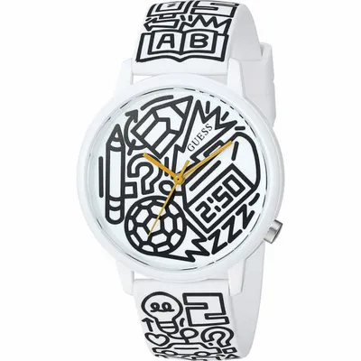 Produktbild von Guess Herren Damen Uhr Armbanduhr, Analog, Größe:Einheitsgröße, Farbe:Schwarz-schwarz,gold