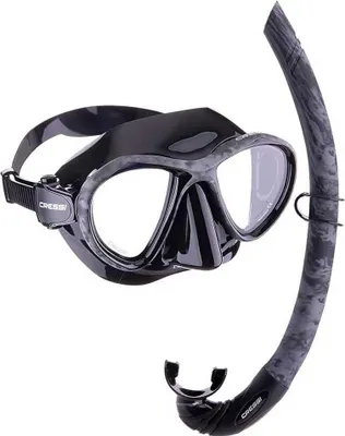 Produktbild von Cressi Kit Metis Schnorchelset Schwarz  Schwarz One Size