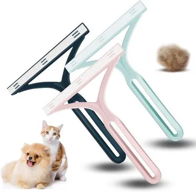 Produktbild von Hundehaar entfernen - Tierhaar Entferner - Haar auf Teppich und Möbel entfernen - 3 Stück - spezielle Klingen