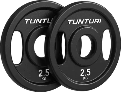Produktbild von Tunturi Platinum Gusseisen Gewichtsscheiben – Bumper Plates – 2,5 kg – Set