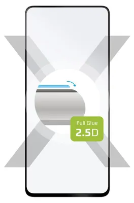 Productafbeelding van Gehard glas voor de Huawei Nova 12i, volledig dekkend gehard glas met 2.5D afwerking en zwarte rand