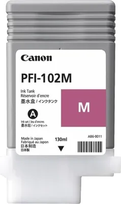 Obrázok produktu pre Canon PFI-102M, Purpurová, Atrament na pigmentovej báze, 130 ml, 1 kusov
